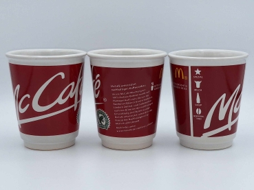3x rote McCafe Tassen von 2008